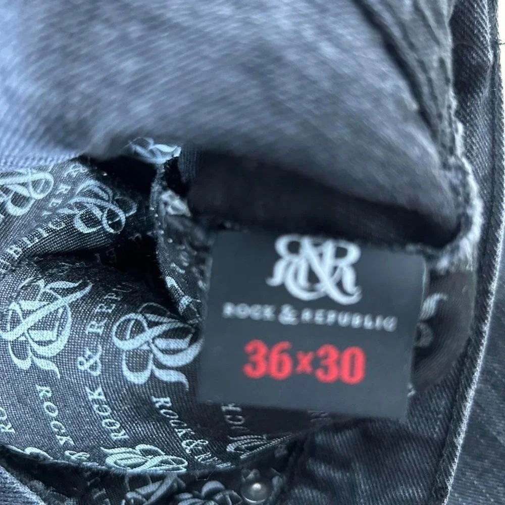 Rock & Republic vintage Dark wash‎ straight leg jeans #straightlegjeans